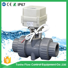 2 Way NSF Ce Plastic PVC UPVC Electric Water Motorized Motorised Actuator Ball Valve